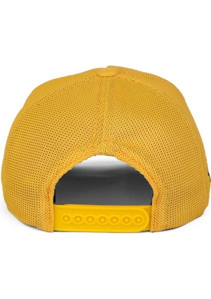 V1 Kids Hip Hop Sincap - 3 Kod Logolu Unisex Sarı Trucker Çocuk Şapka(Cap) indirimleri