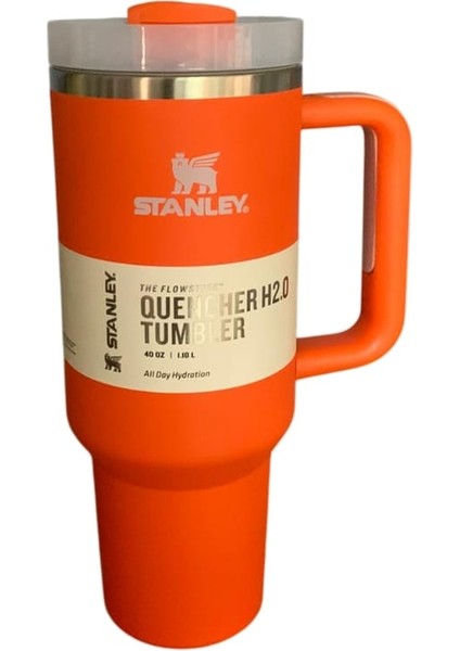 Quencher Pipetli Termos 1,18 L Turuncu