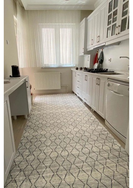 Mutfak Halısı – Kaymaz Dot Tabanlı, Yumuşak Dokulu, Yıkanabilir, Modern Tasarım (Berrak) fiyatları