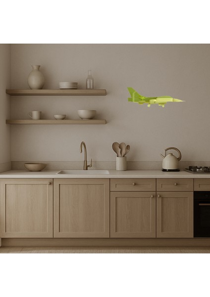 Sanatsal Uçak Altın Aynalı Tablosu - Model 30 - NEONX9184-3815 modelleri