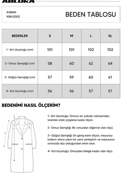 Erkek Oversize Uzun Kaşe Kaban Bej
