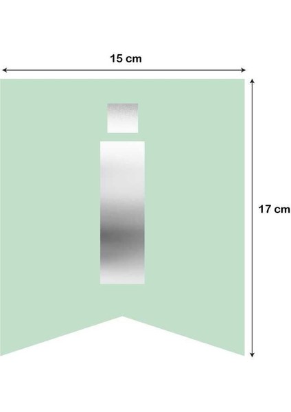 İyiki Doğdun Banner MAKARON RENGARENK yazı GÜMÜŞ fiyatları