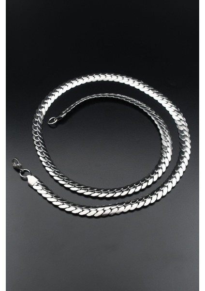 Snake Model Paslanmaz Çelik Zincir 7mm 902102