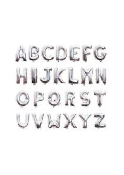 Gümüş Rengi Folyo Balon 1 Metre fiyatları