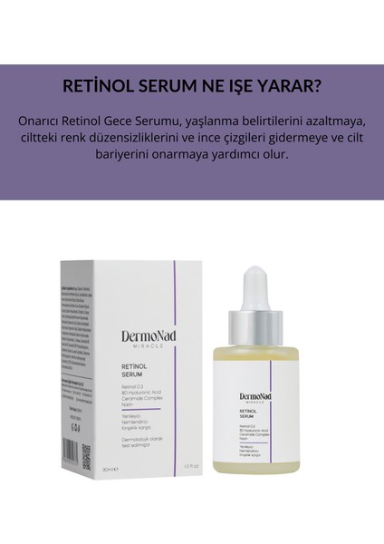 Retinol Serum Onarıcı 0.3 Retinol , Nad+ , Ceramide Complex fiyatları