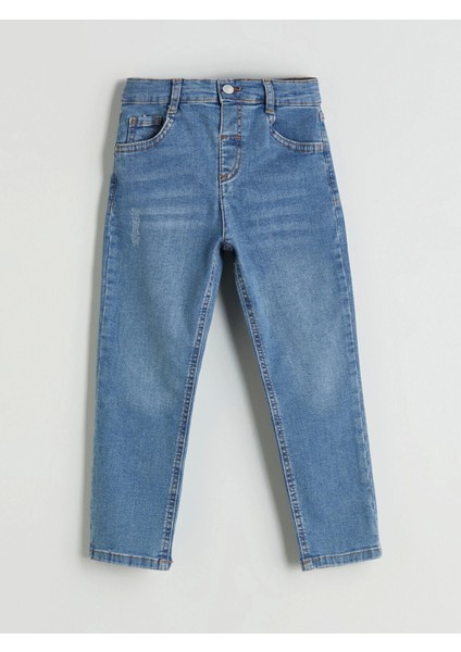 Lcw Kids Indigo Dar Erkek Çocuk Jean Pantolon