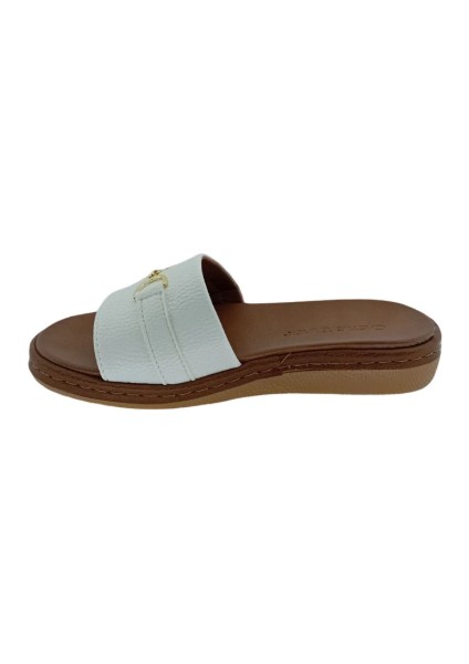 Kadın Deri Terlik CB25YT-35304-BİB modelleri