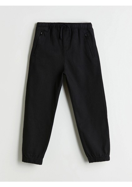 Lcw Kids Siyah Beli Lastikli Erkek Çocuk Pantolon