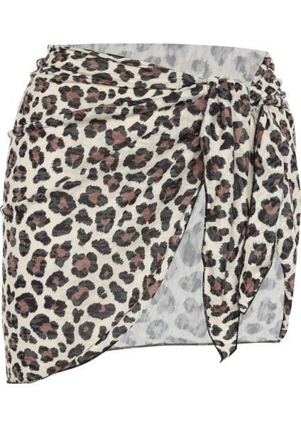 Leopar Desenli Pareo