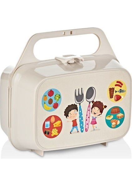 Bölmeli Taşınabilir Yemek Kutusu, Desenli Saklama Kabı, Pratik Çanta fırsatları