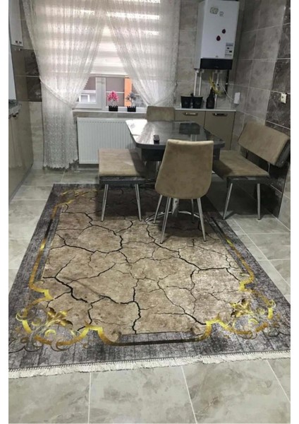 Mutfak Halısı – Kaymaz Dot Tabanlı, Yumuşak Dokulu, Yıkanabilir, Modern Tasarım (Barca)