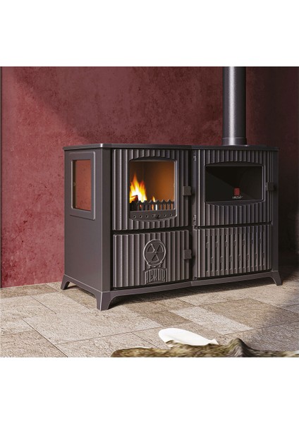 Vezüv Döküm Şömine Soba