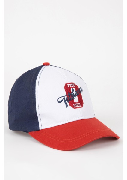 Erkek Çocuk Nakışlı Pamuklu Beyzbol Basketbol Şapkası modelleri