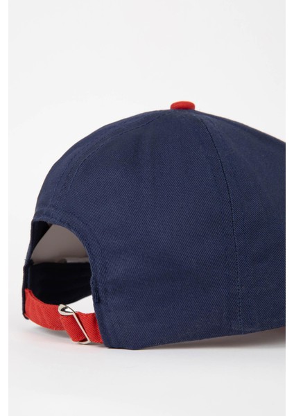 Erkek Çocuk Nakışlı Pamuklu Beyzbol Basketbol Şapkası