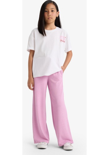 Kız Çocuk Wide Leg Cepli Geniş Paça Pantolon E8294A825AU indirimleri