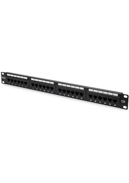 Dıgıtus 1u 24PORT Cat6 Utp Bakır Patch Panel DN-91624U