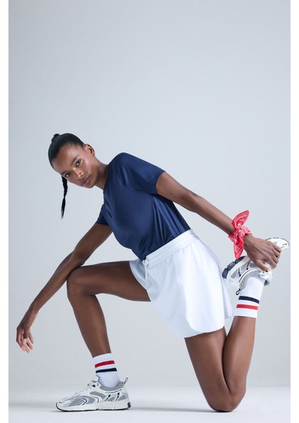 Fit Standart Fit Bisiklet Yaka Sporcu Basic Düz Kısa Kollu Tişört D2296AX25AU fiyatları