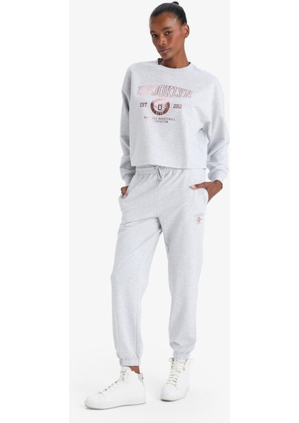 NBA Brooklyn Nets Bisiklet Yaka Sporcu Sweatshirt E8863AX25AU fırsatları