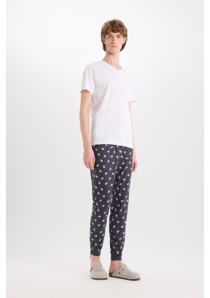 Regular Fit Desenli Cepli Pijama Altı E0497AX25SP fiyatları