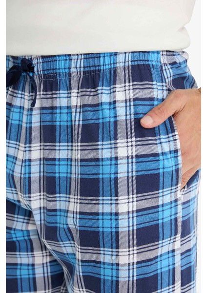 Regular Fit Kareli Cepli Şort Pijama Altı E7190AX25HS indirimleri