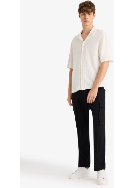 Relax Fit Apaş Yaka Yazlık Kısa Kollu Gömlek D7313AX25SP modelleri