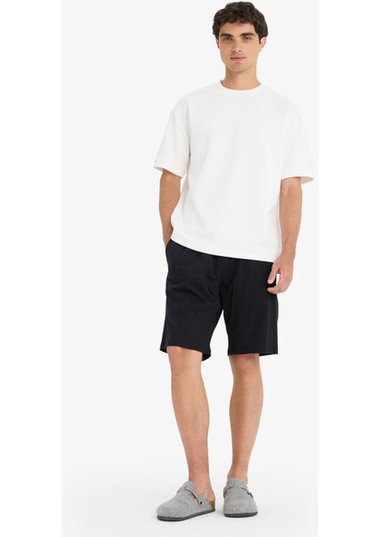 Regular Fit Basic Düz Cepli Şort Pijama Altı Z6848AZ25HS