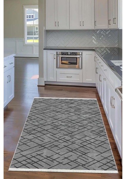 Mutfak Halısı – Kaymaz Dot Tabanlı, Yumuşak Dokulu, Yıkanabilir, Modern Tasarım (1594)