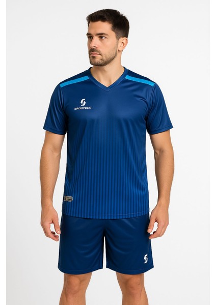 Lacivert-Turkuaz Forma Takımı K0138 (TEK KELİME ISİM VE NUMARA YAZILIR)