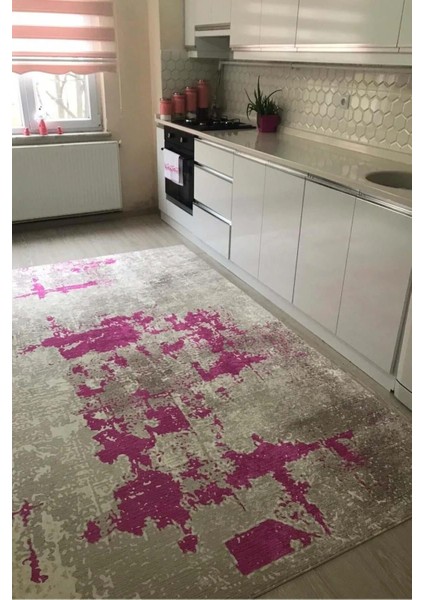 Mutfak Halısı – Kaymaz Dot Tabanlı, Yumuşak Dokulu, Yıkanabilir, Modern Tasarım (Ceren)