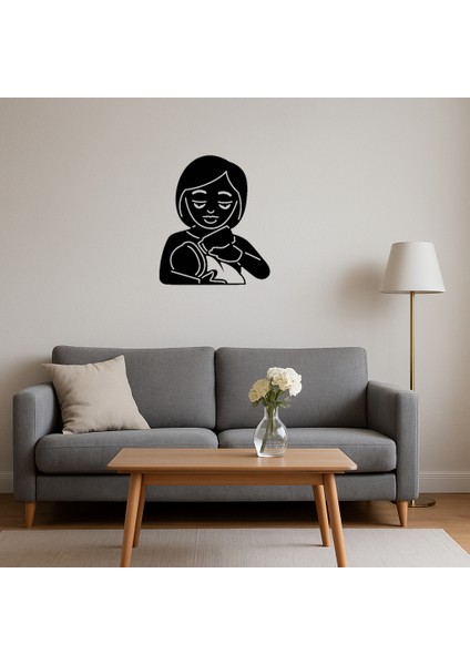 Mdf Bebek Besleyen Kadın Emoji Tablosu - LORCE9485-5850 fırsatları