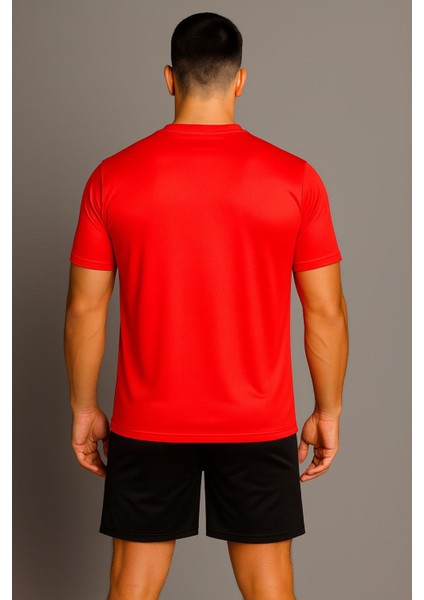 Kırmızı-Siyah Forma Takımı K0136 (TEK KELİME ISİM VE NUMARA YAZILIR)