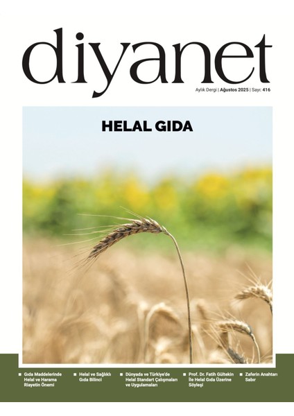 Diyanet Aylık Dergi 416.SAYI Ağustos 2025