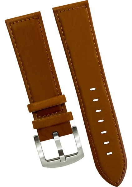 24 mm Fossil-Welder-Casio-Seiko-Omega-Armani Saat Uyumlu Deri Saat Kordonu Kayışı AL11SOFT24 mm