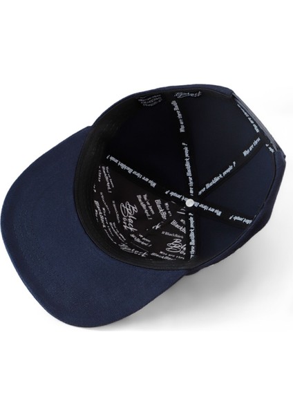 V1 Hip Hop Kids Aslan - 7 Kod Logolu Unisex Lacivert Çocuk Şapka (Cap) modelleri