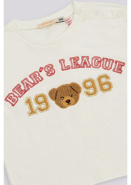 Bg Store Kız Bebek Ekru Tshirt modelleri