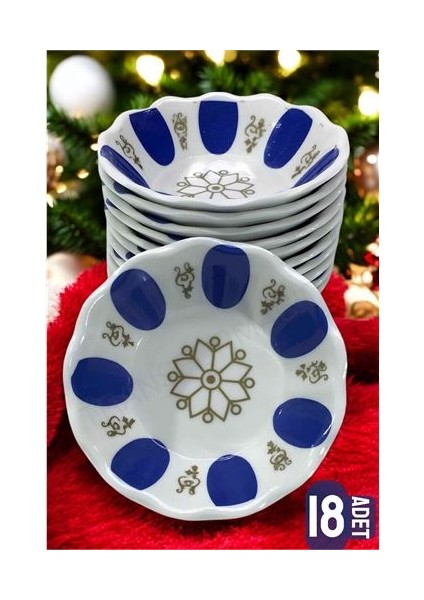 Melamin Çay Tabağı 18 Adet Geleneksel Türk Çay Bardağı Altlığı