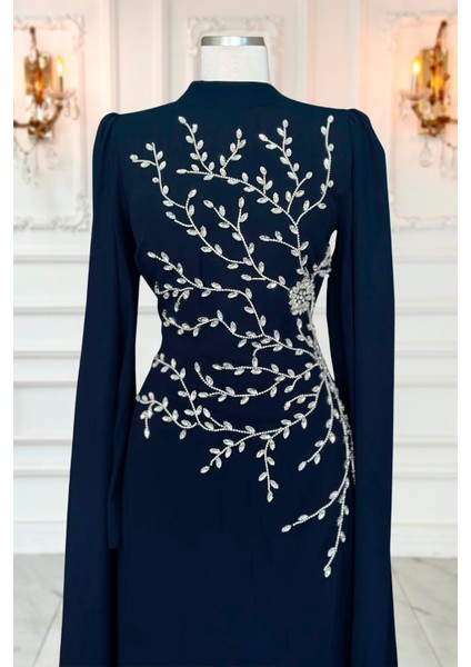 Alya Tesettür Abiye Lacivert fiyatları