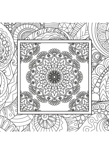 Tuval Mandala Çiçek Strateji ve Zeka Geliştirici 30x30 cm Çok Oyunculu Oyun modelleri