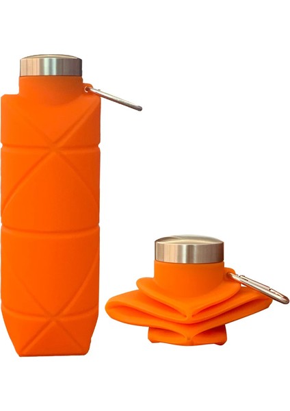 Silikon Katlanır Kupa 700ML Açık Hava Sporları Su Şişesi (Yurt Dışından)