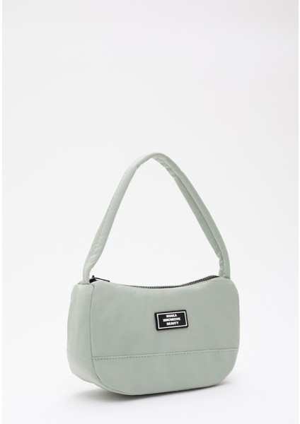 Yeşil U11 Kanvas Kumaş, Fermuarlı Tek Bölmeli , Baget Model El, Kol Ve Omuz Çantası fırsatları