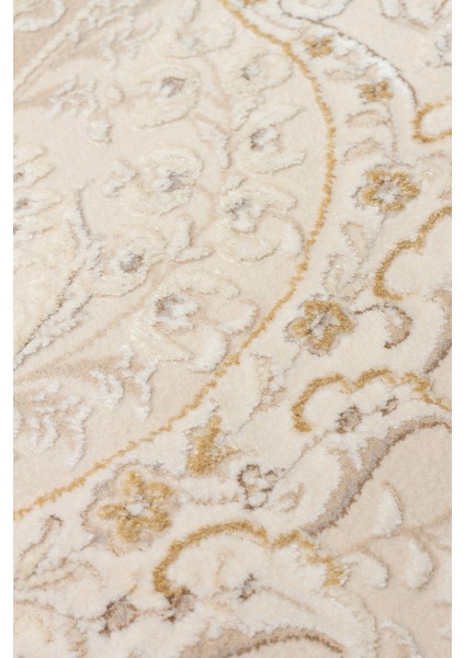 Palmira Plm 10 Cream Gold Yumuşak Dokulu Yüksek Kaliteli Sık Dokuma Modern Makine Dokuması Halı fırsatları