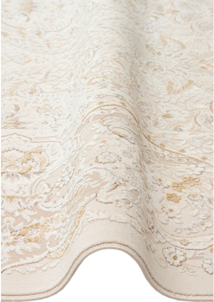 Palmira Plm 10 Cream Gold Yumuşak Dokulu Yüksek Kaliteli Sık Dokuma Modern Makine Dokuması Halı indirimleri