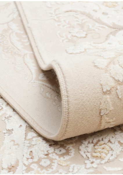 Palmira Plm 10 Cream Gold Yumuşak Dokulu Yüksek Kaliteli Sık Dokuma Modern Makine Dokuması Halı