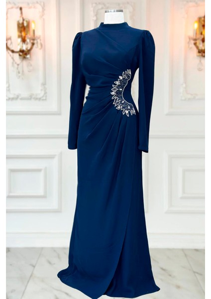 Miray Tesettür Abiye Lacivert fiyatları