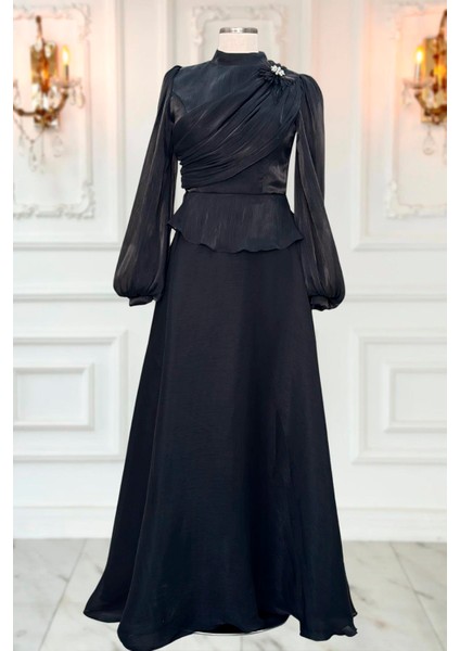 Gaye Abiye Elbise Siyah