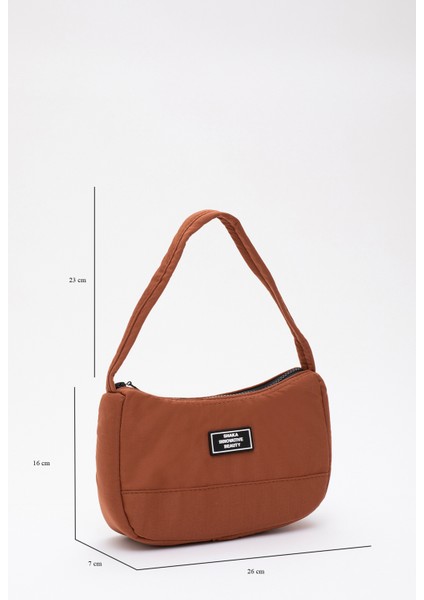 Kiremit U11 Kanvas Kumaş, Fermuarlı Tek Bölmeli , Baget Model El, Kol Ve Omuz Çantası fiyatları