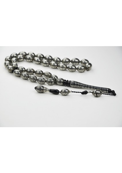 Nokta-I Süveyda Gümüş Işleme Badem Kesim Oltu Taşı Tespih