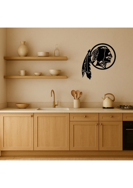 Kızılderili Temalı Dekoratif Tablo - ALVN9299-6990 fiyatları