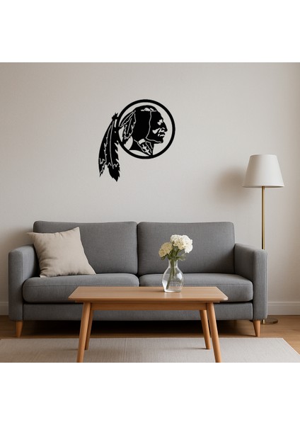 Kızılderili Temalı Dekoratif Tablo - ALVN9299-6990 fırsatları