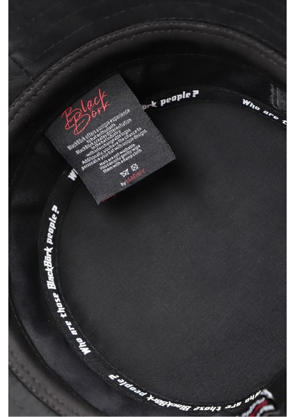 V1 Bucket Partner In Crime - 1 Kod Logolu Unisex Bucket Siyah Şapka modelleri